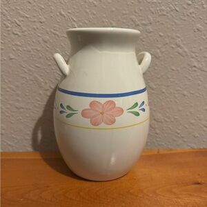 Caleca Giardino Floral Ceramic Vase with Handles